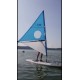 Rolling sail for for paddleboard RED / BLUE
